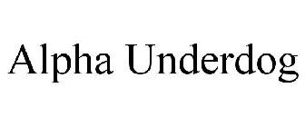 ALPHA UNDERDOG