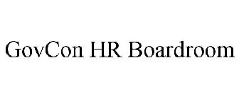 GOVCON HR BOARDROOM