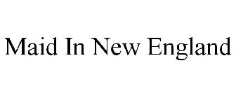 MAID IN NEW ENGLAND