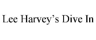 LEE HARVEY'S DIVE IN