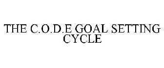 THE C.O.D.E GOAL SETTING CYCLE
