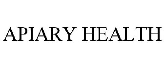 APIARY HEALTH