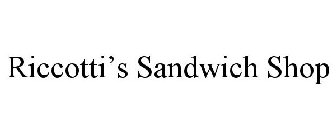 RICCOTTI'S SANDWICH SHOP