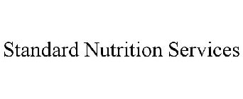 STANDARD NUTRITION SERVICES