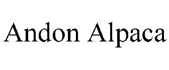 ANDON ALPACA