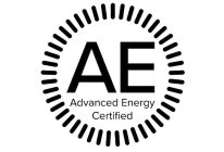 AE ADVANCED ENERGY CERTIFIED