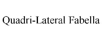 QUADRI-LATERAL FABELLA