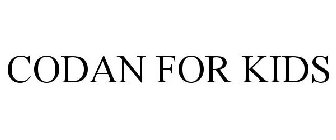 CODAN FOR KIDS