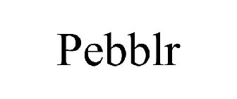 PEBBLR