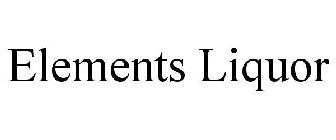 ELEMENTS LIQUOR