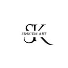 SK SINK 'EM ART