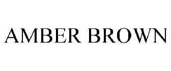 AMBER BROWN