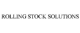 ROLLING STOCK SOLUTIONS