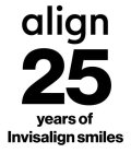 ALIGN 25 YEARS OF INVISALIGN SMILES