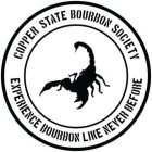 COPPER STATE BOURBON SOCIETY EXPERIENCE BOURBON LIKE NEVER BEFORE
