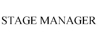 STAGE MANAGER