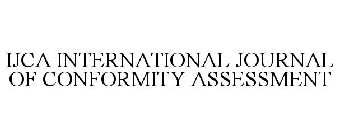 IJCA INTERNATIONAL JOURNAL OF CONFORMITY ASSESSMENT