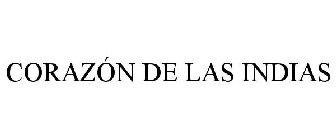 CORAZÓN DE LAS INDIAS