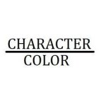 CHARACTER COLOR