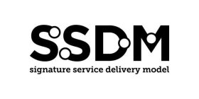 SSDM SIGNATURE SERVICE DELIVERY MODEL