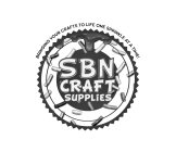 BRINGING YOUR CRAFTS TO LIFE ONE SPRINKLE AT A TIME! SBN CRAFT SUPPLIES