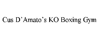 CUS D'AMATO'S KO BOXING GYM