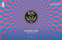 BREWERS ASSOCIATION CERTIFIED INDEPENDENT CRAFT BENT WATER BREWING CO. THUNDER FUNK INDIA PALE ALE 1 PINT 7.3% ALC/VOL BENT WATER BREWING CO. LYNN, MASSACHUSETTS BENTWATERBREWING.COM