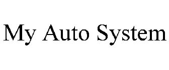 MY AUTO SYSTEM