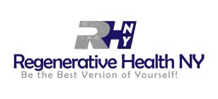 RHNY REGENERATIVE HEALTH NY BE THE BEST VERSION OF YOURSELF!
