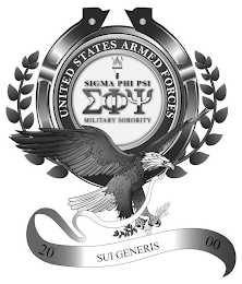 UNITED STATES ARMED FORCES SIGMA PHI PSI MILITARY SORORITY 20 SUI GENERIS 00