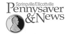 SPRINGVILLE/ELLICOTTVILLE PENNYSAVER & NEWS