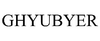 GHYUBYER