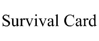 SURVIVAL CARD