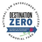 NATIONAL LAW ENFORCEMENT OFFICERS MEMORIAL FUND DESTINATION ZERO IN PURSUIT OF OFFICER SAFETY AND WELLNESS SOLUTIONSAL FUND DESTINATION ZERO IN PURSUIT OF OFFICER SAFETY AND WELLNESS SOLUTIONS