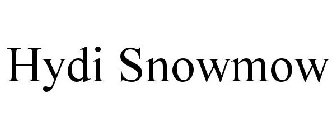 HYDI SNOWMOW