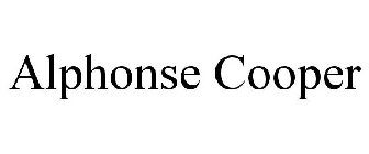 ALPHONSE COOPER