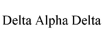 DELTA ALPHA DELTA