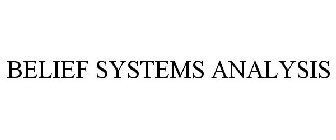 BELIEF SYSTEMS ANALYSIS