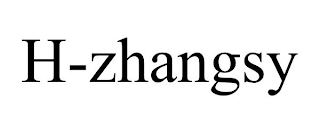 H-ZHANGSY