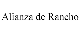 ALIANZA DE RANCHO