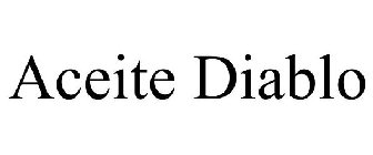 ACEITE DIABLO