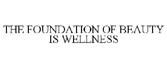 THE FOUNDATION OF BEAUTY IS WELLNESS
