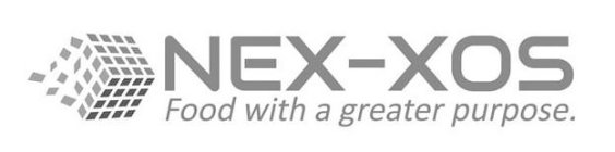NEX-XOS FOOD WITH A GREATER PURPOSE.