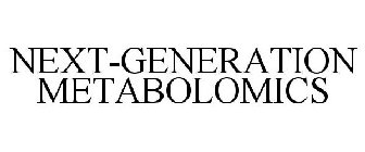 NEXT-GENERATION METABOLOMICS