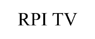 RPI TV
