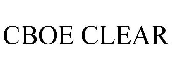 CBOE CLEAR