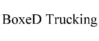 BOXED TRUCKING