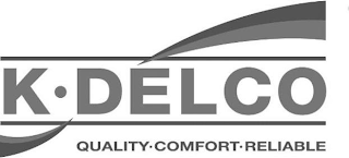 K·DELCO QUALITY·COMFORT·RELIABLE