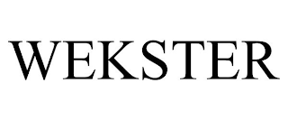 WEKSTER