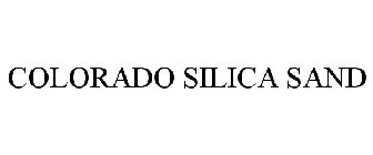 COLORADO SILICA SAND